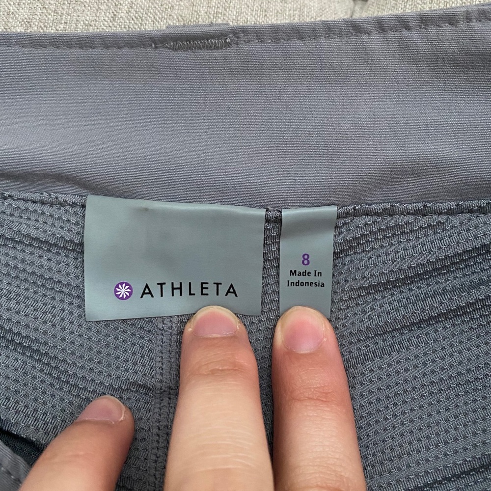 Athleta Gray Palisade Skort Skirt - Picture 12 of 12